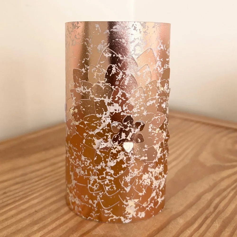 💥 Rose Gold Paper Lanterns: Set of 3